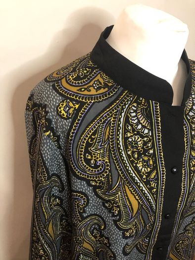 Bob Mackie paisley blouse (XL)