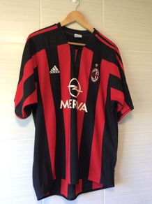 AC Milan Jersey. Season 2003/2004. Official Adidas Home Jersey From 2003. Authentic Original From 2003. Not A Modern Day Remake.