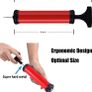 Portable Ball Pump,Air Pump Inflator Kit with Needle,Nozzle, Extension Hose Hand Pumps for Basketball Football Volleyball Water Polo Rugby Exercise Sports Ball Balloon Swim Inflatables (FREE POSTAGE) Image 2