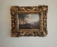 Enter a catchy titleAntique 19th Century Pastoral Oil Landscape, Signed A. Nasmyth (Ornate Gilt Frame)