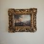 Enter a catchy titleAntique 19th Century Pastoral Oil Landscape, Signed A. Nasmyth (Ornate Gilt Frame) Image 3