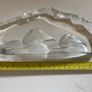 Glass Ornament Of Ducks By Goran Warff From The 70s Signed Image 6