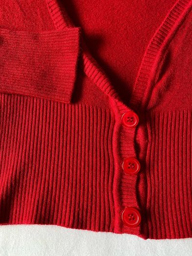 Women's Soft Viscose Red Cardigan by Dunnes
