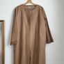 Cos Leather Coat Size Uk 14 Image 5