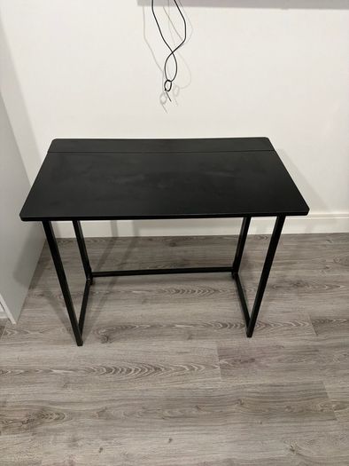 Fold away desk black from Amazon
