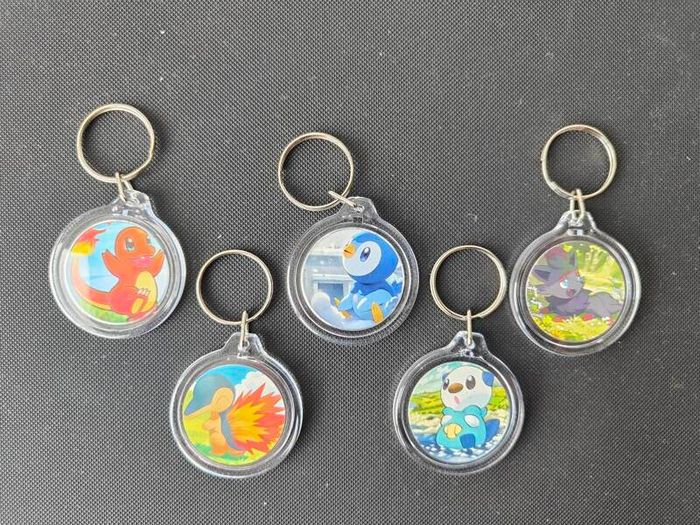 Pokemon Card Keyrings