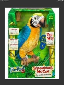 New In Sealed Box. Fur Feal Parrot