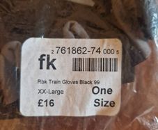 Brand New Unopened Reebok Training Gloves xx Large Gym Accessories