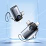 Hoco UA46D Victory iP Male / Type-C Male to USB Female 2-In-1 Adapter Metal Gray Image 4
