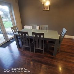 Extending Dining Table & 6 Chairs