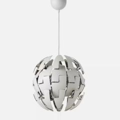 IKEA PS 2014 Pendant lamp, white/silver, 35 cm
