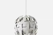 IKEA PS 2014 Pendant lamp, white/silver, 35 cm