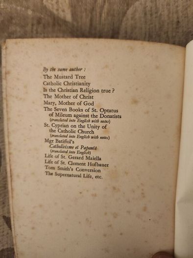 After Fifty Years. By Fr. Vassall- Phillips C.ss.r. First Edition 1928 Paperback In Good Condition. See Photos For Same.