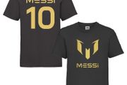 Lionel Messi Inspired Soccer T shirt footy merch Messi Merch Messi TEEs Boys Girls Gift Top Tee 3-13yrs Number 10 #10