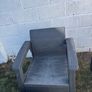 Rattan style plastic garden furniture  no cushions Image 3