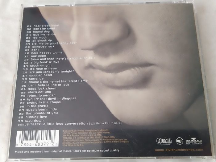 Elvis No.1s Cd