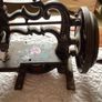 Rare Antique 1870s Charles Raymond Cast Iron Sewing Machine Image 4