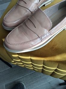 REDUCED TO 20 euros Ladies tan loafers by MARCO TOZZI  size 40 new never worn 40 euros