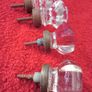 Vintage Glass Drawer knobs/ Handles Image 3