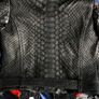 Ladies python leather jacket Image 9