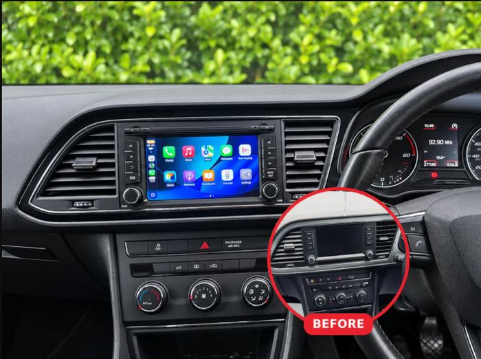 Seat Leon Apple CarPlay & Android Auto Radio