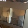 Glass cabinet &Electric fire Image 2