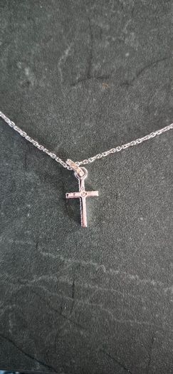 Authentic Swarovski Crystal Cross Pendant Necklace