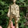 Vintage Brass Coal Miner 8,2" Image 2