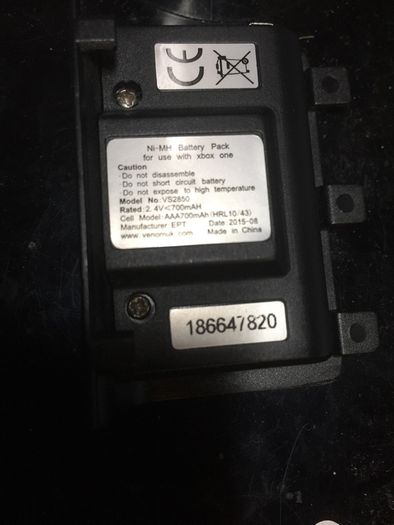 Xbox One Controller Venom Battery pack