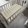 White Sophie Rocking Crib with two matresses Image 3