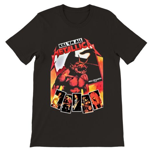 Metallica Kill em All Hell On Earth Tour tee shirt