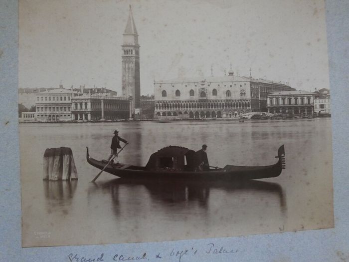 Victorian Photograph Album Photo Card Album  Antique Cabinet Card Photographs Photos ITALIA 21 Page 42 Photos