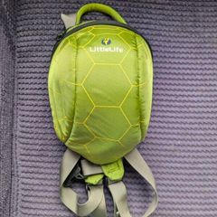 little life turtle backpack and hand strap