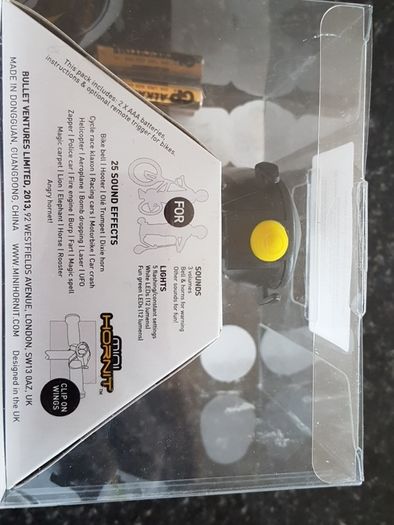 BNIB Mini Hornit - Bike Light and Horn