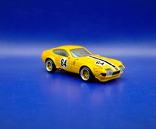 Hot Wheels Ferrari 365 GTB4 C with custom wheels.