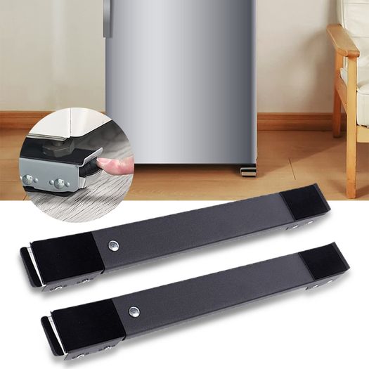 BRAND NEW Refrigerator Movable Stand Adjustable BLACK(2pcs)