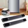 BRAND NEW Refrigerator Movable Stand Adjustable BLACK(2pcs) Image 5