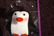 handmade penguin decoration