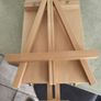 Portable Wooden Table Sketching Easel Storage Box for Artist Drawing and Painting plus Small  Easel. Image 4