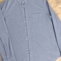 H&M Blue Shirt, L Slim Fit
