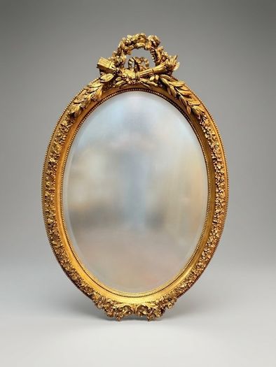 Elegant French Rococo Style Wall Mirror