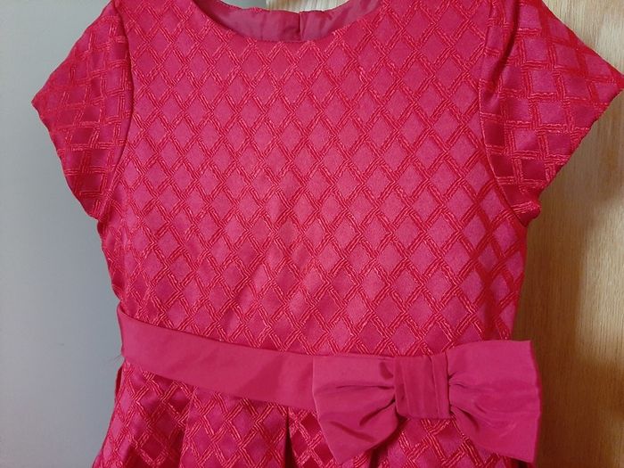 Girls red dress 5/6 years