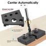BRAND NEW EU Stock 3 in 1 Woodworking Doweling 8/10/15mm Jig Kit with Positioning Clip Adjustable Drilling Guide Puncher Locator Carpentry Image 6