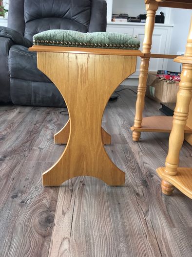 Vintage Style Wooden Cabinet with Chair