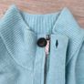 CK Calvin Klein Half Zip/Button Wool Blend Jumper Mens XL Image 5