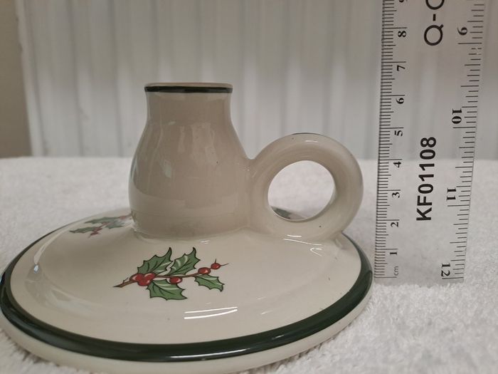 Vintage Cuthbertson candle holder Christmas