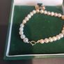 9ct earrings and 9ct pearl bracelet Image 4