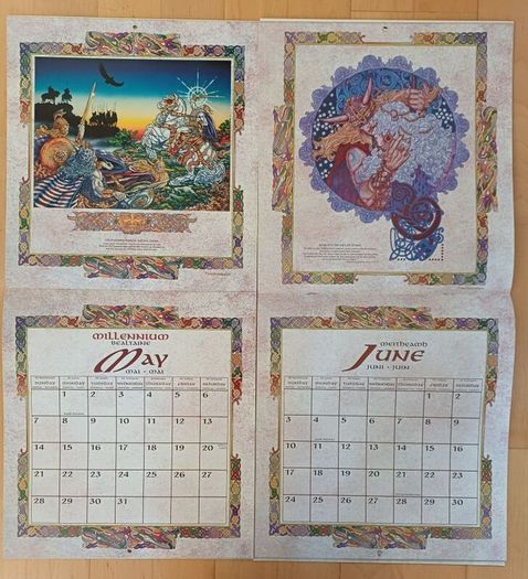 Jim Fitzpatrick Vintage Calenders