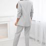 elegant set  blazer and pants with belt  fits sm m l  made in italy Image 3