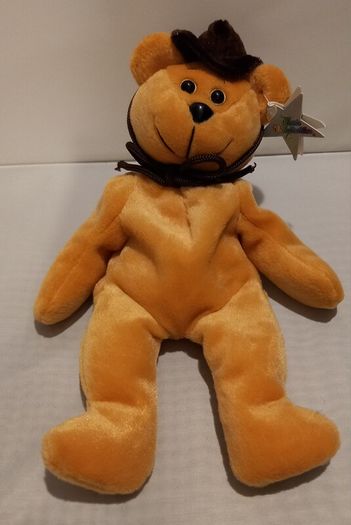 Vintage beanie bear Collecticritters "The Dukester"